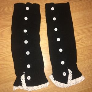 WOMENS ONE SIZE LEG WARMERS/BOOT COVERS